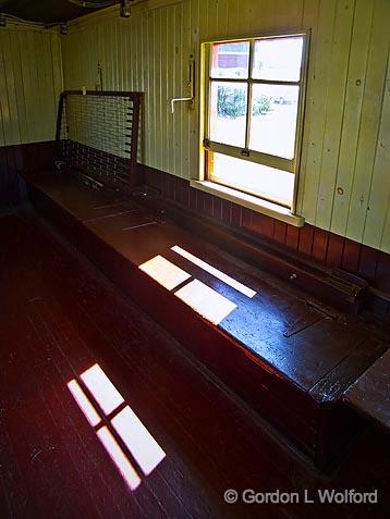 Old Caboose Window_DSCF02203.jpg - Photographed at the Railway Museum of Eastern Ontario in Smiths Falls, Ontario, Canada.